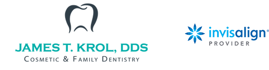 James t krol, dds family dentistry invisalign combination logo
