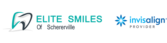 Elite Smiles of Schererville invisalign combination logo